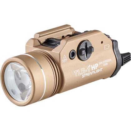 STREAMLIGHT TLR-1 HP GUN LIGHT W/RAIL MOUNT WHITE LED FDE
