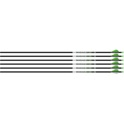 EASTON ARROW AXIS 5MM 400 6-PACK W/ 2" BLAZER VANES