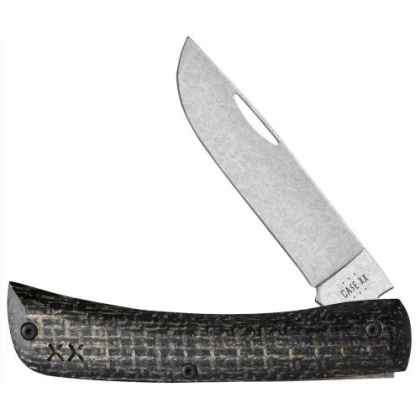 CASE KNIVES CROSSROADS SERIES BLACK BURLAP LAM SOD BUSTER JR