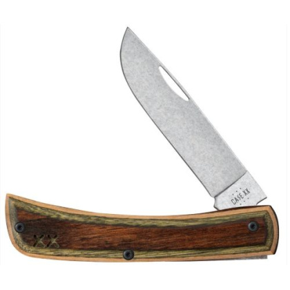 CASE KNIVES CROSSROADS SERIES BROWN/GREEN LAM SOD BUSTER JR