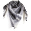 RED ROCK SHEMAGH HEAD WRAP WHITE/BLACK