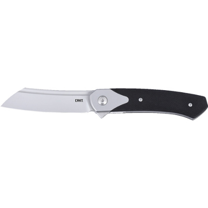CRKT VIENTO 3.23" PLAIN EDGE ASSISTED BLACK/SS D2