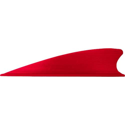 TAC VANES MATRIX 2.25" SHIELD CUT RED 36 PACK
