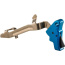 APEX TRIGGER W/G3 TRIGGER BAR ALUMINUM FOR MOST GLOCK BLUE<