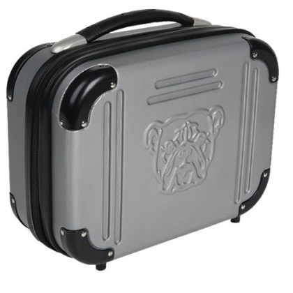 BULLDOG POLYCARBONATE PISTOL CASE W/ TSA COMO LOCK GREY 9"