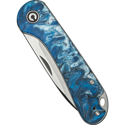 CIVIVI KNIFE ELEMENTUM SLIP JOINT 2.9" BLUE OCEAN/SATIN