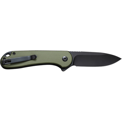 CIVIVI KNIFE ELEMENTUM II 2.96 " OD GREEN G10/BLK CLAM PACK