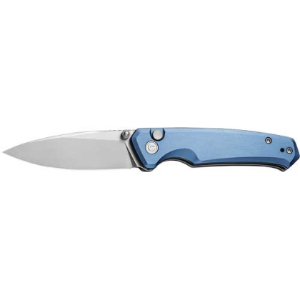 CIVIVI KNIFE ALTUS 2.97" BLUE/ STONEWASH BUTTON LOCK