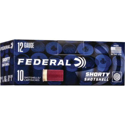 FEDERAL SHORTY SHOTSHELL 12GA 1.75" 15/16OZ #8 10RD 10BX/CS