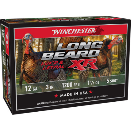 WINCHESTER LONG BEARD XR 12GA 3" 1-3/4OZ #5 10RD 10BX/CS
