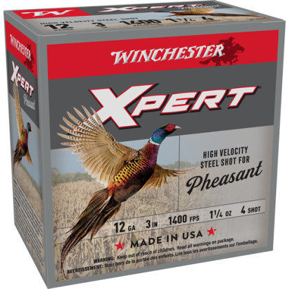 WINCHESTER XPERT STEEL 12GA 3" 1-1/4OZ #4 25RD 10BX/CS