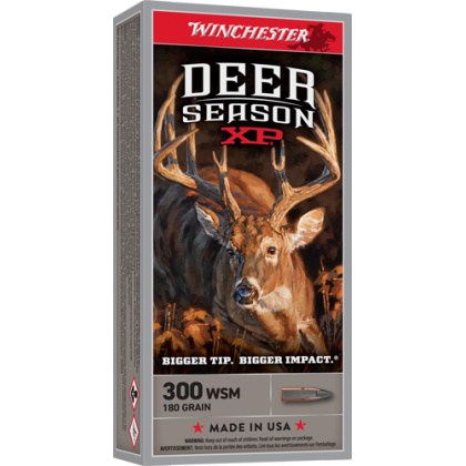 WINCHESTER DEER XP 300 WSM 180GR EXTREME PT 20RD 10BX/CS
