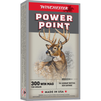 WINCHESTER SUPER-X 300 WIN MAG 150GR POWER POINT 20RD 10BX/CS