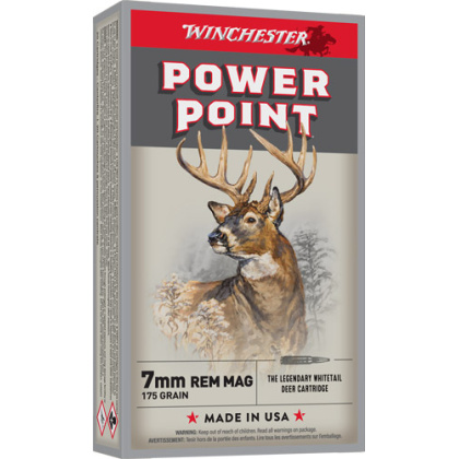 WINCHESTER SUPER-X 7MM REM MAG 175GR POWER POINT 20RD 10BX/CS