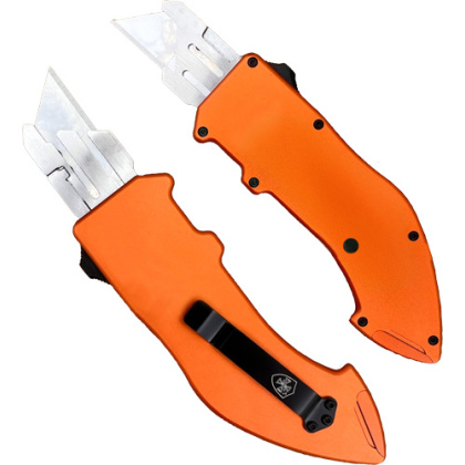 TEMPLAR UTILITY RAZOR OTF SQUIRE ORANGE WITH 5 BLADES