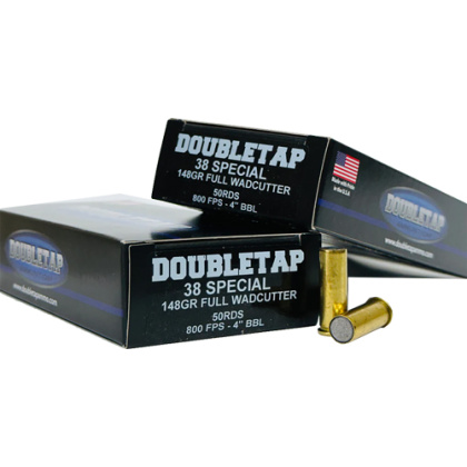 DOUBLETAP 38 SPL 148GR FULL WADCUTTER 50RD 20BX/CS