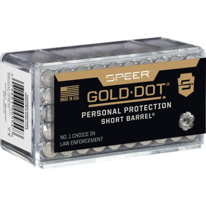 SPEER GOLD DOT 22WMR 40GR GDHP SHORT BARREL 50RD 40BX/CS