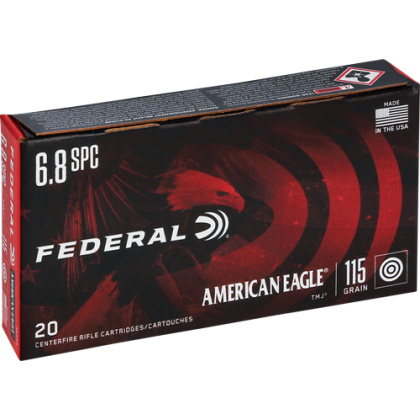 FEDERAL AE 6.8 SPC 115GR FMJ 20RD 10BX/CS