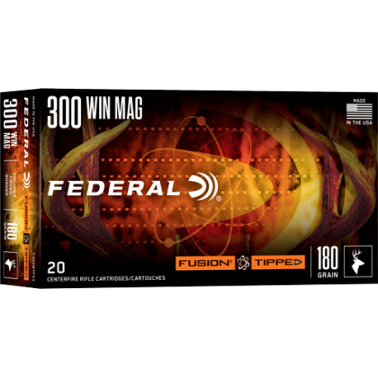 FEDERAL FUSION 300 WIN MAG 180GR TIP FUSION 20RD 10BX/CS