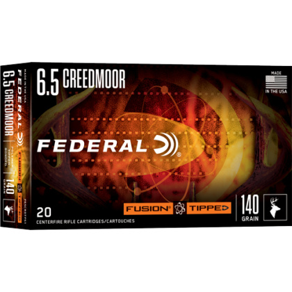 FEDERAL FUSION 6.5 CM 140GR TIPPED FUSION 20RD 10BX/CS