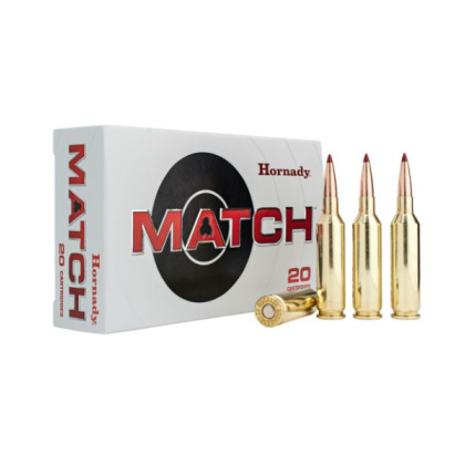 HORNADY MATCH 25 CM 134GR ELD 20RD 10BX/CS