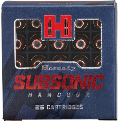 HORNADY SUBSONIC 9MM LUGER 147GR XTP 25RD 10BX/CS