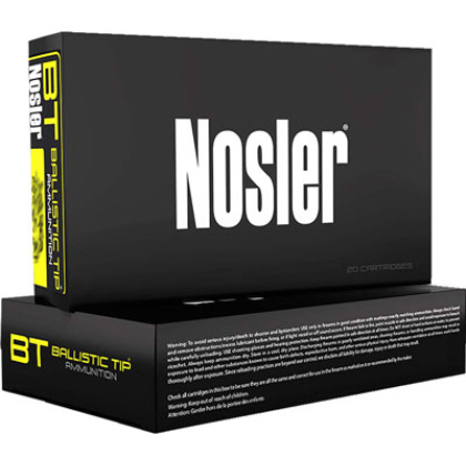 NOSLER BT 6.5 CM 140GR BALLISTIC TIP 20RD 10BX/CS