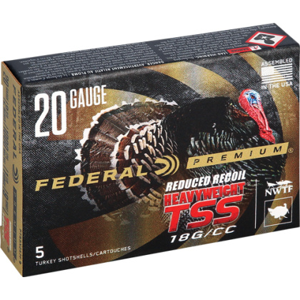 FEDERAL HEAVYWEIGHT TSS 20GA 2.75" 1-1/8OZ #9 5RD 10BX/CS