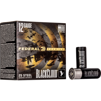 FEDERAL BLACK CLOUD 12GA 2.75" 1-1/8OZ #3 1500FPS 25RD 10BX/C
