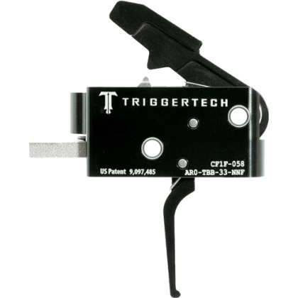 TRIGGERTECH AR-15 TWO STAGE BLACK COMPETITIVE FLAT