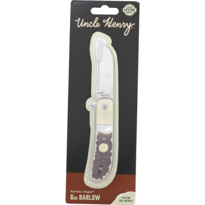 UNCLE HENRY KNIFE NEXT GEN STAGLON 2.7" FOLDER WHARNCLIFE