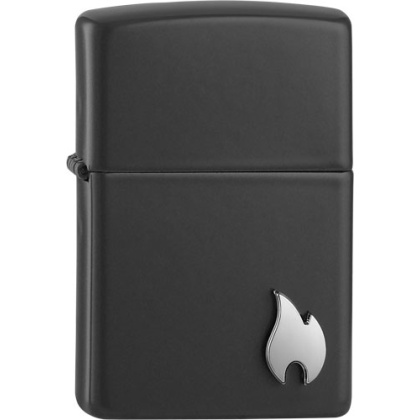 ZIPPO WINDPROOF LIGHTER BLACK MATTE