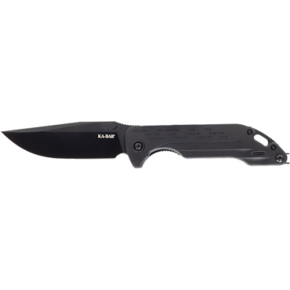 KA-BAR WARTHOG FOLDER 3.75" BLACK LINER LOCK D2