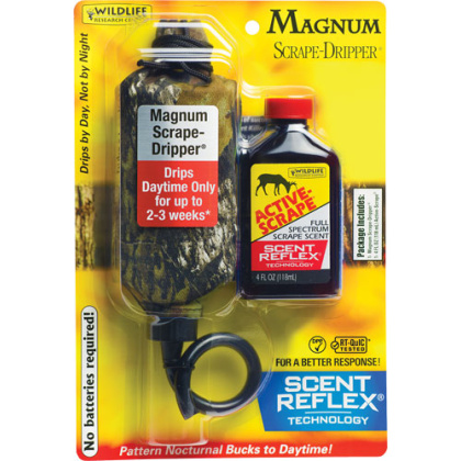 WRC DEER LURE ACTIVE SCRAPE/ SCRAPE DRIPPER COMBO 4FL OZ
