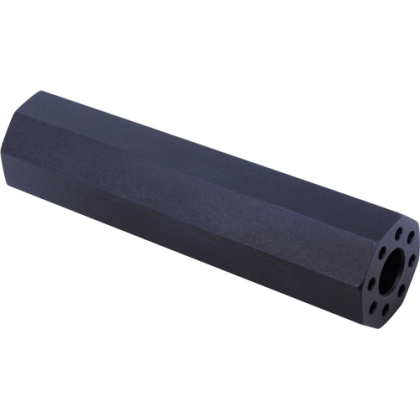 GUNTEC AR15 FAKE SUPPRESSOR 4.5" 1/2X28 THREADS BLACK
