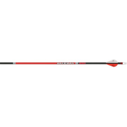 CARBON EXPRESS ARROW MAXIMA RED 350 W/2" VANES 6PK