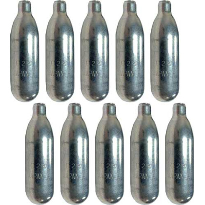 BYRNA 12 GRAM CO2 CARTRIDGES 10 PACK ONLY 1 LUBRICATED