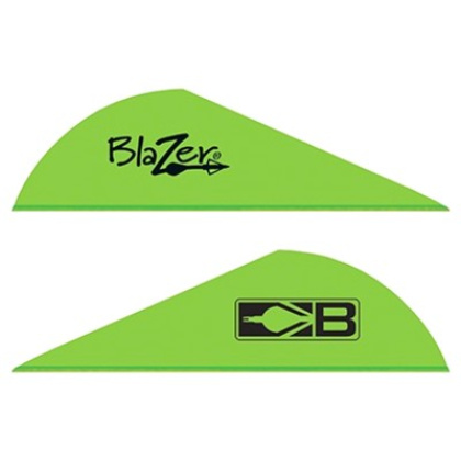 BOHNING BLAZER VANES 2" SOLID NEON GREEN 36PK