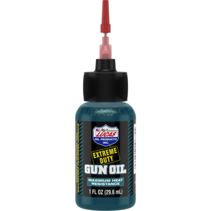 LUCAS OIL 1 OZ EXTREME DUTY GUN OIL WITH NEEDLE LIQUID
