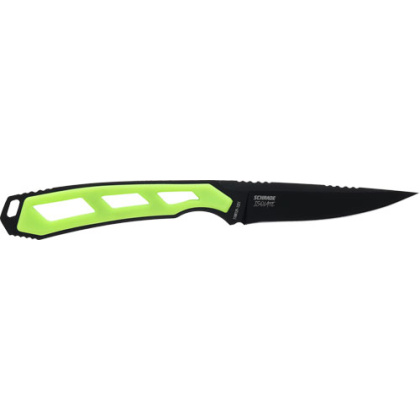 SCHRADE KNIFE ISOLATE CAPER FIXED 3" AUS-10 BLACK/GREEN