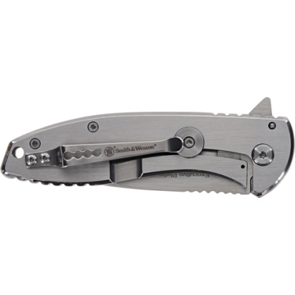 S&W KNIFE EXECUTIVE PLATINUM 3" SS/SS DROP POINT W/PKT CLIP