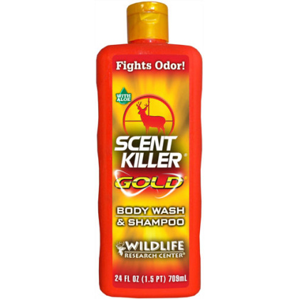 WRC CASE PACK OF 4 BODY WASH & SHAMPOO GOLD 24FL OZ SQUEEZE