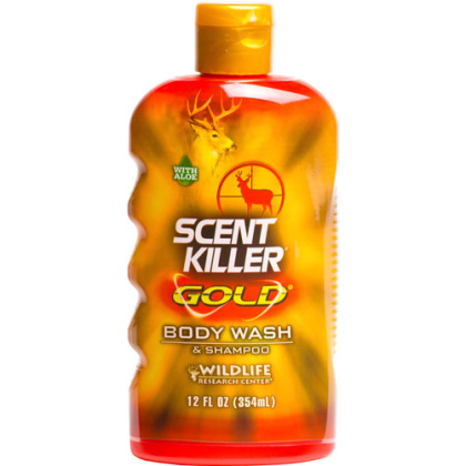 WRC CASE PACK OF 6 BODY WASH & SHAMPOO GOLD 12FL OZ SQUEEZE