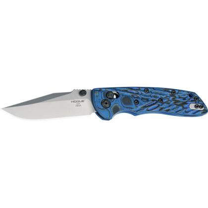 HOGUE DEKA 3.25" ABLE LCK FLDR CLIP POINT G-MASCUS BLUE LAVA