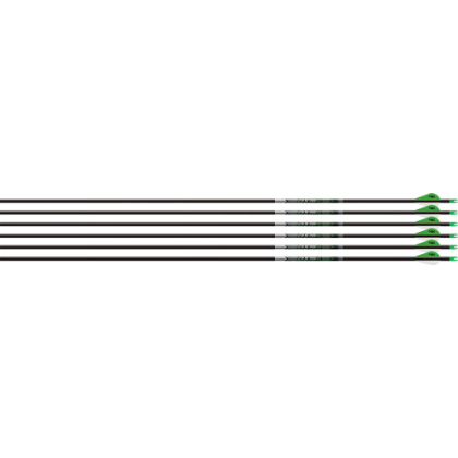EASTON AXIS 5MM 340 W/ HALFOUT 6-PACK W/ 2" BLAZER VANES