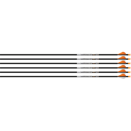 EASTON AXIS 5MM SPT 400 W/HO 6-PACK W/ 2" BLAZER VANES