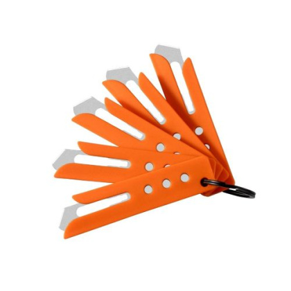 HOGUE EXPEL BLADE GUARD 5PK ORANGE NYLON