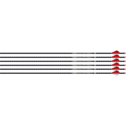EASTON ARROW 4MM FMJ 400 6-PACK W/ 2" BLAZER VANES!