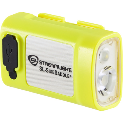 STREAMLIGHT SL-SIDESADDLE USB HARD HAT & HATMOUNT KIT YELLO!