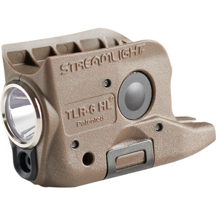 STREAMLIGHT TLR-6 HL FDE LIGHT LED/GRN LASER FOR GLOCK 42/43